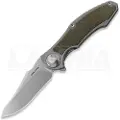 RealSteel Exorcist foldekniv, Green Micarta