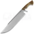Work Tuff Gear Puzon Predator Hunter A6MAX kniv, ghost finish, brown micarta
