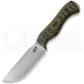 Work Tuff Gear Nomad Bushcrafter K329 kniv, saber, satin, stinger & yellow liner