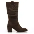 Mtng for woman. 59357 Brown Miriana boots (40), 5 to 8 cm, Zip, Casual