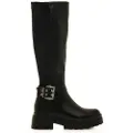 Mtng for woman. 54652 Mission boots black (36), 3 to 5 cm, Zip, Casual