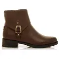 MARIAMARE for woman. 63611 Laglio brown ankle boots (39), 3 to 5 cm, Zip, Casual