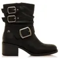 Mtng for woman. 54664 Persea ankle boots black (36), 3 to 5 cm, Zip, Casual