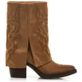 Mustang for woman. 54979 Tijuana boots brown (37), 3 to 5 cm, Zip, Casual