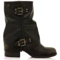 Mustang for woman. 54683 Ankle boots Persea H brown (36), 3 to 5 cm, Zip, Casual