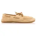 Mtng for woman. 55876 Free Mia beige leather shoes (38), Flat, Laces, Casual