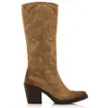 Mustang for woman. 54969 Tijuana boots brown (39), 5 to 8 cm, Zip, Casual