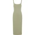 Urban Classics Basic Long Cotton Jersey Kjole
