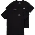Alpha industries Basic Small Logo Kortarmet T-skjorte 2 Enheter