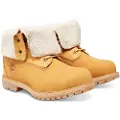 Timberland for woman. TB18329R2311 Authentic brown waterproof leather boots (39.5 W), Flat, 1 to 3 cm, Casual, Yellow