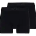 Hugo Boss for man. 50475677 Pack 2 Black UltraSoft Boxer shorts (M), Homewear, Modal