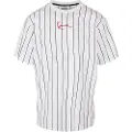 Karl kani Small Signature Pinstripe Kortarmet T-skjorte
