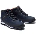 Timberland for man. TB1A1QKA0191 Euro Sprint navy waterproof mid-cut shoes (40), Flat, Laces, Casual