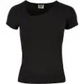 Urban Classics Organic Asymmetric Neckline T-skjorte hvit
