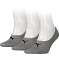 Puma Unisex Footie 3 Pack, Sale, Middle Grey Melange, 35-38