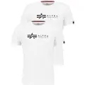 Alpha industries Label 2 Pack Kortarmet T-skjorte