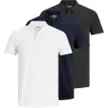 Jack & Jones Basic Kortermet Poloskjorte 3 Enheter