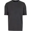Urban Classics Washed Rib T-skjorte svart