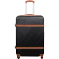 Borg Living Stor koffert - Retro svart - Hardcase koffert - Smart reisekoffert