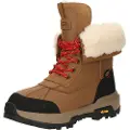 Ugg for woman. 1170591 Adirondack Boot XXV brown leather boots (40), Flat, Laces, Casual, Snow