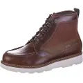 Timberland for man. TB0A6CE2EM61 Britton Mills brown waterproof boots (42), Leather, Flat, Laces, Casual, Outdoor