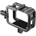 Telesin Aluminiumsbur For Gopro Hero 12/11/10/9 + Vertikal Adapter Tilbehør Til Actionkamera