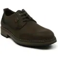 Fluchos for man. F1589 Leather shoes F1589 Dark brown (46), 1 to 3 cm, Laces, Casual