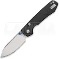 Vosteed Raccoon Top Liner Lock - Satin Drop - Micarta foldekniv, svart