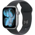 Apple Watch Series 11 GPS 42mm Space Grey Aluminium Case with Black Sport Band - M/L