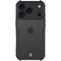 Tactical iPhone 17 Pro Quantum Stealth-deksel med forsterkede hjørner - klar / svart