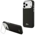 Lacoste iPhone 17 Pro Max Iconic Petit Pique kamerastativ-deksel - MagSafe-kompatibel - Svart