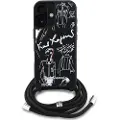 Karl Lagerfeld Crossbody Grained Pattern & Logo Magsafe Iphone 16 Telefondeksel