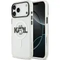 Karl Lagerfeld Iml Choupette Sketch Logo Magsafe Iphone 17 Pro Max Telefondeksel