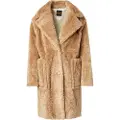 Hugo Boss for woman. 50548583 Catedy beige coat (34), Casual, Synthetic
