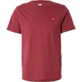 Levi's for man. 56605-0300 Original Housemark T-shirt red (L), Casual, Maroon, Cotton, Short sleeve