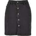 Urban Classics Organic Stretch Button Denim Denimskjørt