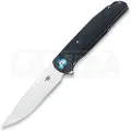Bestech Ascot - Satin - G10 + CF foldekniv, blå