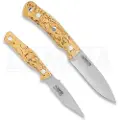 Casström Swedish Hunters Combo kniv, Stabilised Curly Birch
