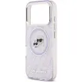 Karl Lagerfeld Iml Glitter Karl & Choupette Heads Logo Magsafe Iphone 17 Pro Max Telefondeksel