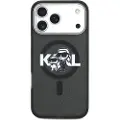 Karl Lagerfeld Iml Glitter Karl & Choupette Sketch Logo Magsafe Iphone 17 Pro Max Telefondeksel