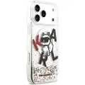 Karl Lagerfeld Liquid Glitter Choupette Logo Magsafe Iphone 17 Pro Max Telefondeksel