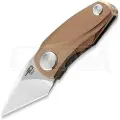 Bestech Tulip DDB - Satin + Stonewash - Titanium foldekniv, pink
