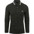 Fred perry for man. M3636 Polo Twin Tipped grey (L), Casual, Cotton, Long sleeve