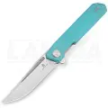 Bestechman Mini Dundee - Stonewash + Satin - G10, light blue