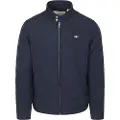 Gant for man. 7006340 Navy quilted coat (L), Casual, Polyester