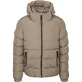 Superdry for man. M5011905A Hooded Sports padded jacket taupe (M), Casual, Polyester