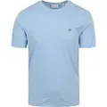 Gant for man. 2003184 Shield T-shirt blue (4XL), Casual, Cotton, Short sleeve, Sustainable