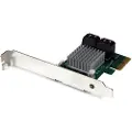 StarTech.com 4 Port SATA III RAID-kontroller PCI Express-grensesnittkort RAID med HyperDuo SSD Tiering - Lagringskontroller (RAID) - 4 sendere/kanal - SATA 6 Gb/s lavprofil - 6 GBps - RAID 0, 1, 10,