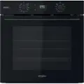 Whirlpool OMSK58RU1SB, Medium, Elektrisk ovn, 71 l, 71 l, Vifteassistert, Hydrolytisk + pyrolytisk