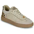 Carmela for woman. 16250402-BEIGE Leather trainers 162504 beige (38), Flat, Laces, Casual